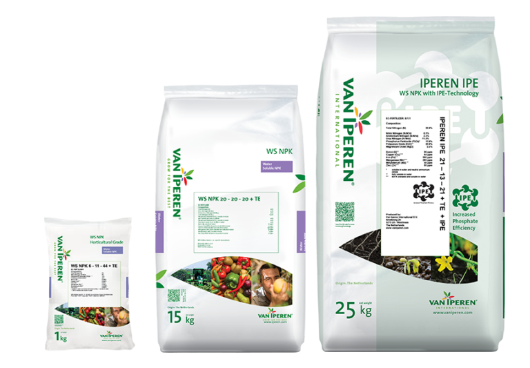 Examples of different packaging bags available at TTD