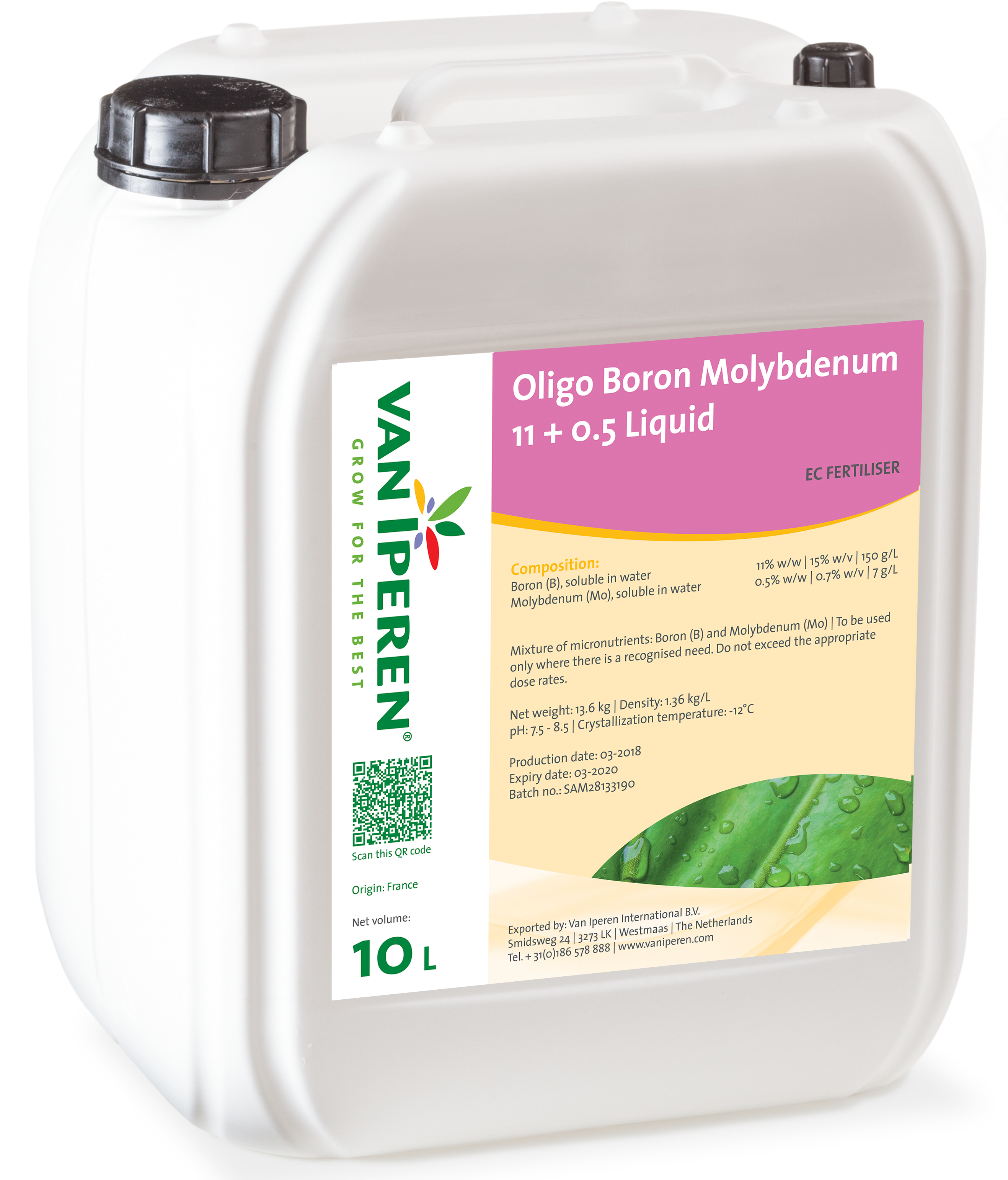 Oligo Boron Molybdenum 11 0 5 Liquid Van Iperen International Oligo Boron Molybdenum 11 0 5 Liquid Van Iperen International