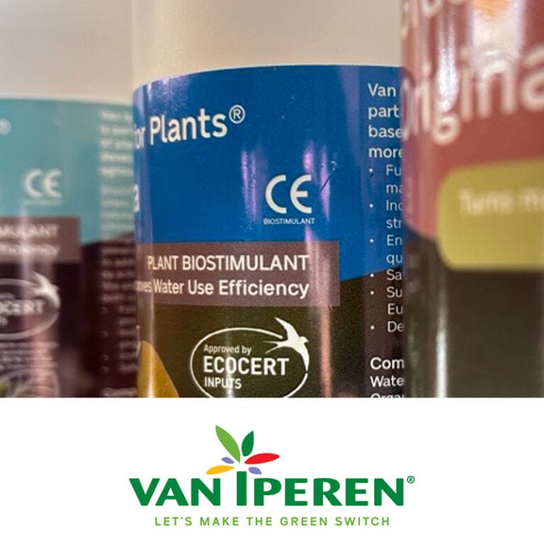 VII EN CE mark in the packaging of Van Iperen International biostimulant 800px CE mark in the packaging of biostimulants and fertilizers by Van Iperen International
